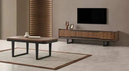 Product img 2, Bronz Ahşap Ayaklı Tv Ünitesi